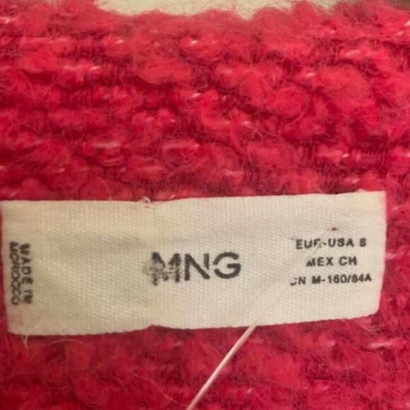 MANGO Cropped, textured jacket finished with candy  buttons  SMALL - Picture 9 of 15